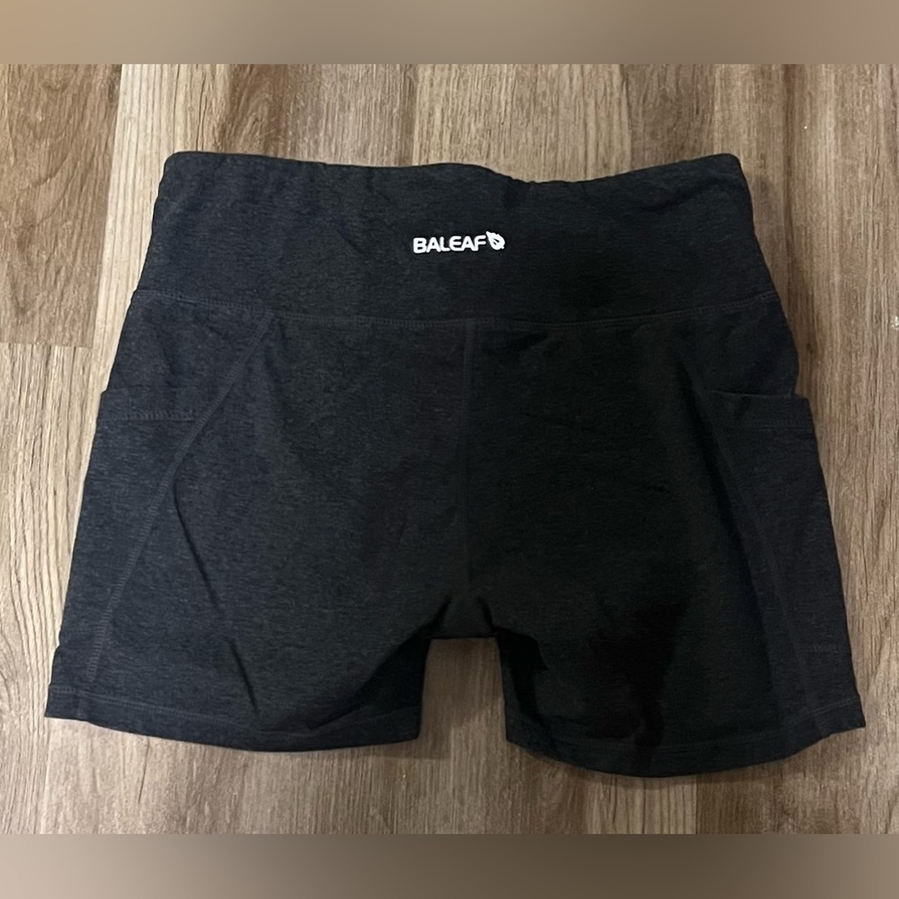 Baleaf Gray Athletic Knit Compression Shorts - image 3